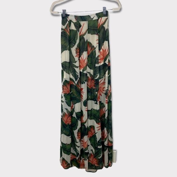 NWT Show Me Your Mumu Princess Ariel Maxi Skirt Tropical Floral New Bohemian XXS - Picture 6 of 14